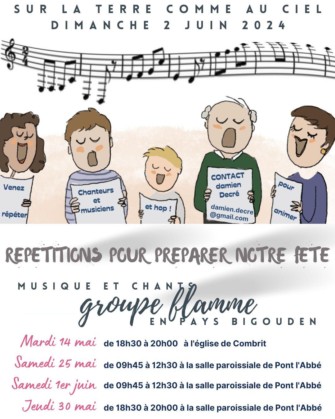 Affiche portrait caroline chorale 1